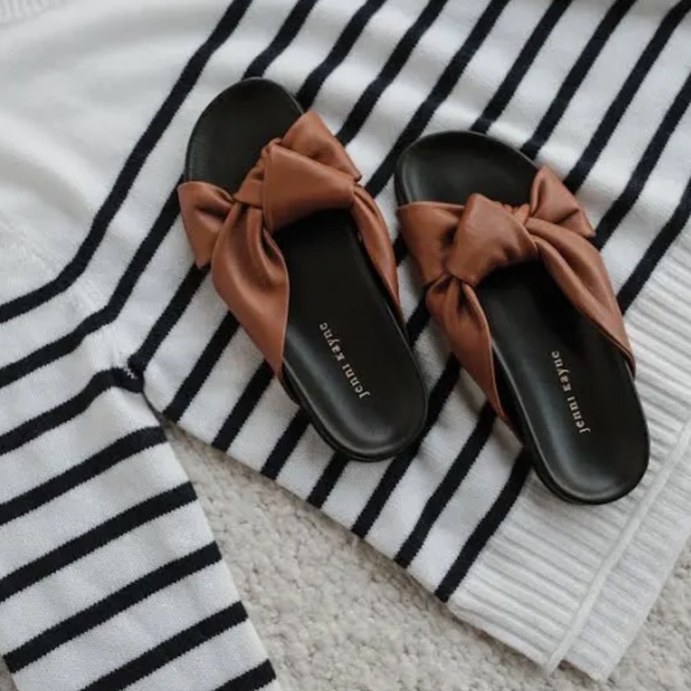 Jenni Kayne Leather Knot Sandal